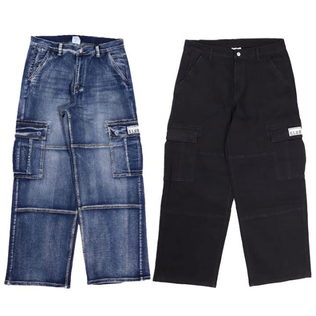 PRO CLUB カーゴパンツ デニム ヴィンテージ風 無地 Gパン ジーンズ ダボダボ メンズ 春夏秋冬用 全2色 大きいサイズ プロクラブ USA 太め ジーパン ミリタリーパンツ 大人 ビッグシルエット b系 ヒップホップ ファッション ストリート系 ブランド 2025秋冬 新作 32PC0606_19