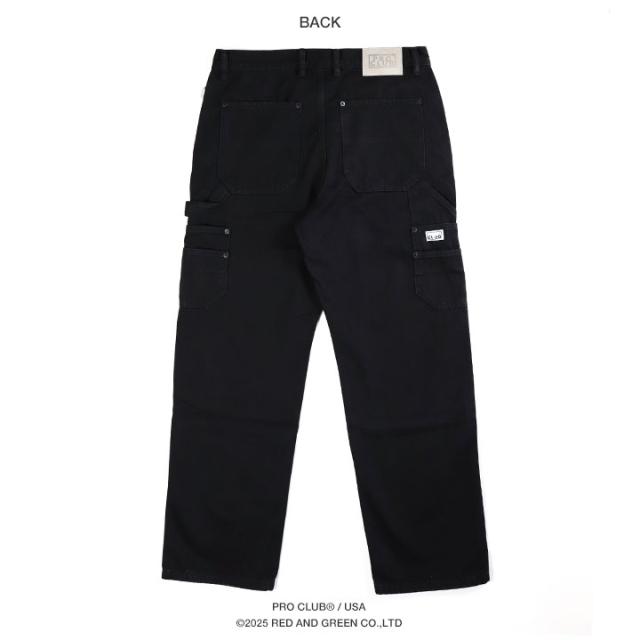 PRO CLUB デニム ジーンズ ペインターパンツ 作業着 無地 ワーク USA規格 厚手 ダックパンツ メンズ 春夏秋冬用 黒 大きいサイズ プロクラブ ジーパン Gパン 太め バギーパンツ ダボダボ 極太 b系 ヒップホップ ファッション ストリート系 ブランド 2026春夏 新作 44PC0504_10