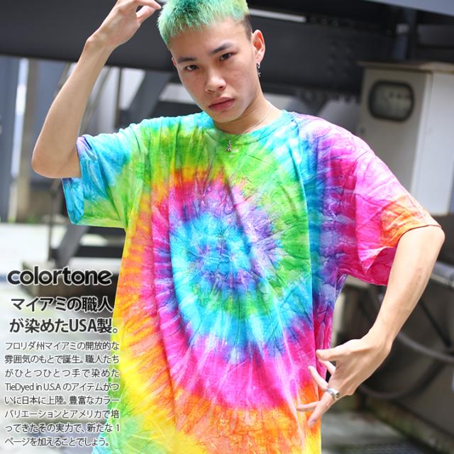 colortone Tシャツ 半袖 メンズ レディース 春夏用 全6色 大きい