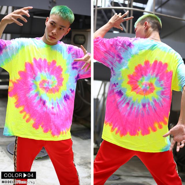 jump one タイダイ柄 半袖Tシャツ M tシャツ メンズ タイダイ The Colortone tie-dye Co. カラー