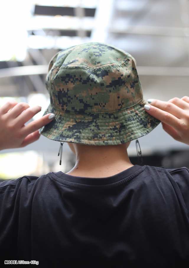 新品 ニューハッタン バケットハット デジタルカモ S/M 帽子 - 帽子