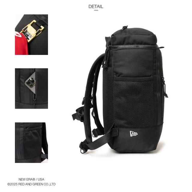 NEWERA バッグ キッズ 春夏秋冬用 黒 ロゴ 通学 通園 レジャー アウトドア スポーツ リュック バックパック BAG リュックサック 男の子 女の子 子供用 おしゃれ かっこいい シンプル b系 ヒップホップ ファッション ストリート系 ブランド 2025春夏 新作 14521295_12