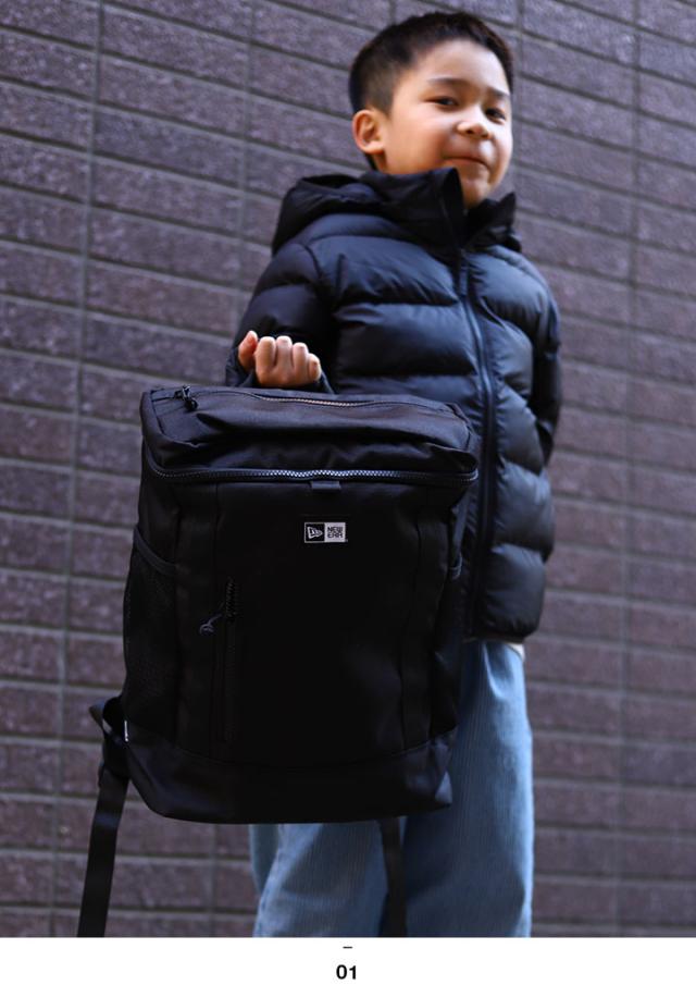NEWERA バッグ キッズ 春夏秋冬用 黒 ロゴ 通学 通園 レジャー アウトドア スポーツ リュック バックパック BAG リュックサック 男の子 女の子 子供用 おしゃれ かっこいい シンプル b系 ヒップホップ ファッション ストリート系 ブランド 2025春夏 新作 14521295_7
