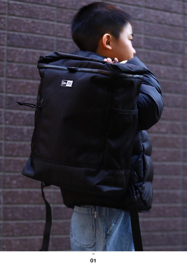 NEWERA バッグ キッズ 春夏秋冬用 黒 ロゴ 通学 通園 レジャー アウトドア スポーツ リュック バックパック BAG リュックサック 男の子 女の子 子供用 おしゃれ かっこいい シンプル b系 ヒップホップ ファッション ストリート系 ブランド 2025春夏 新作 14521295_8