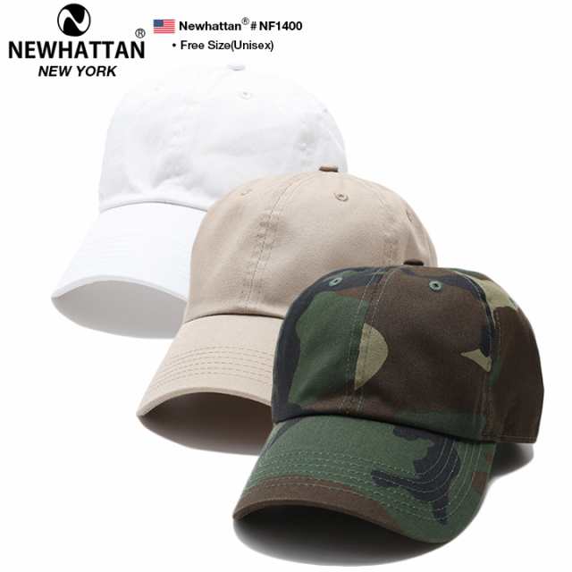 NEWHATTAN キャップ ローキャップ メンズ レディース 春夏秋冬用 全3色