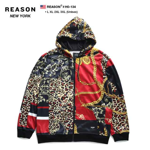 リーズン REASON トラックジャケット ジャージ 上 アウター 長袖