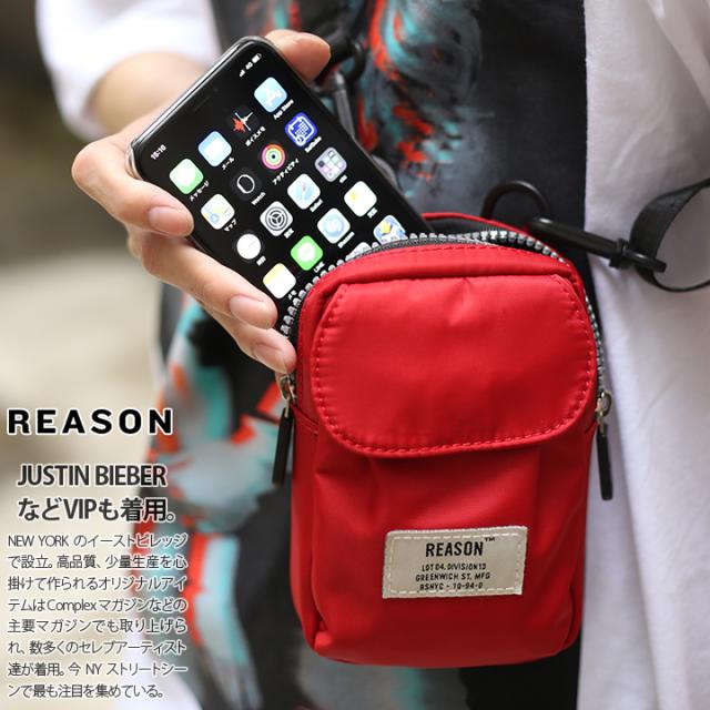 Reasonバッグメンズレディース春夏秋冬用赤 黒リーズンbagミニショルダーバッグ小さめ斜めがけ大人ショルダーバッグポーチワンショルダーの通販はau Pay マーケット 本格派大人のb系 スポーツ ストリート
