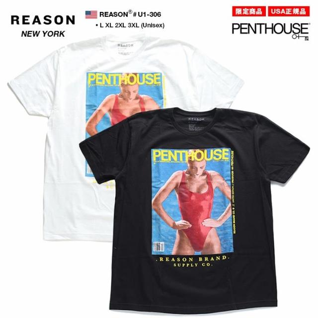 Penthouse Tシャツ Mサイズ 処分セール】REASON × Penthouse 公式 Tシャツ 半袖 メンズ