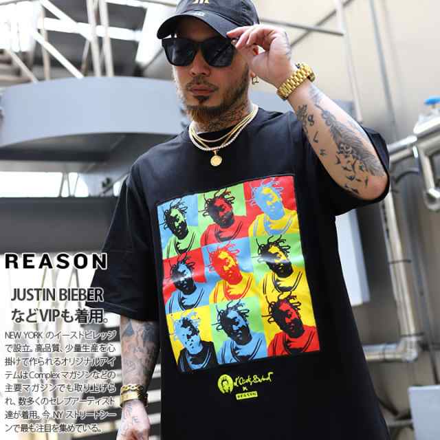 REASON × オールダーティーバスタード Tシャツ 半袖 メンズ 黒 ...