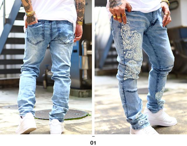 REASON デニム ジーンズ メンズ レディース 春夏秋冬用 インディゴ