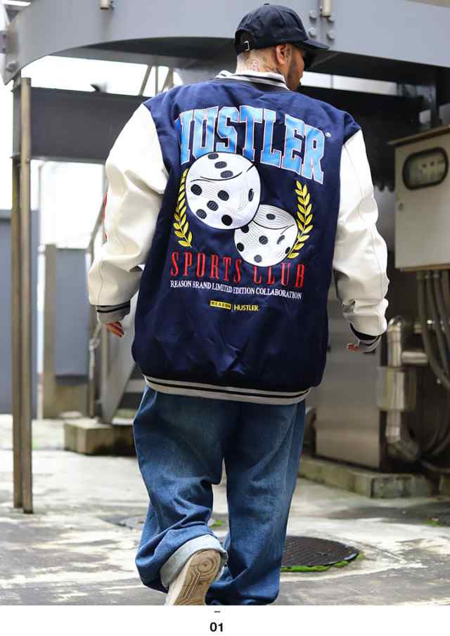 REASON BRAND × Hustler スタジャン 3XL aka.ac.id