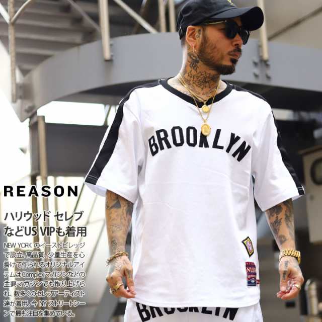 REASON × NLB 公式 ニグロリーグ Vネック 半袖 ジャージ Tシャツ 野球 ゲームシャツ メンズ 白 大きいサイズ NLBM 限定 コラボ  リーズン｜au PAY マーケット