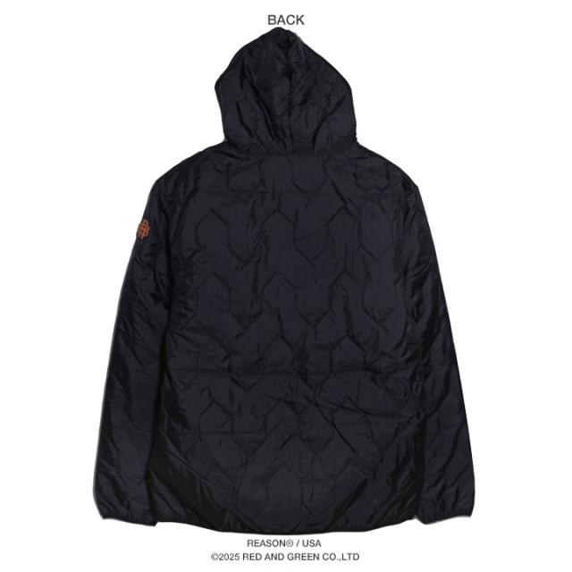 【50%OFF】REASON アウター 長袖 中綿 ジャケット パーカー ブルゾン メンズ 黒 大きいサイズ リーズン 防寒着 シンプル 薔薇 花 太陽 月 ムーン 虎 タイガー 動物 ビッグシルエット 暖かい b系 ヒップホップ ファッション ストリート系 ブランド 服 2025春 CFJ2305_10
