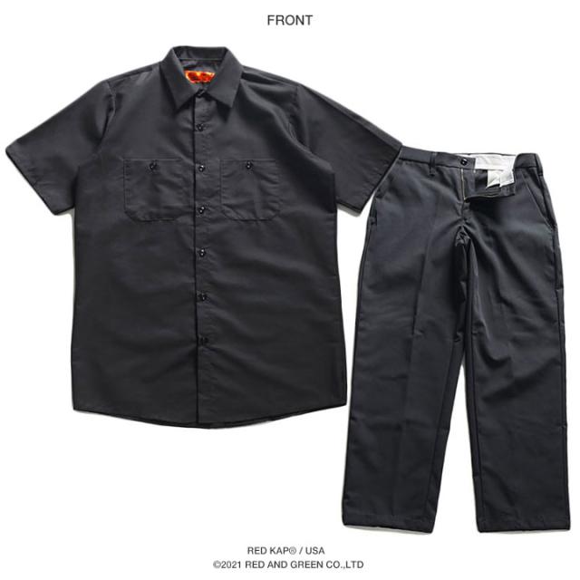 Red Kap セットアップ 半袖 メンズ レディース 夏用 グレー 紺 黒 ネイビー ブラック M-XL 大きいサイズ 無地 上下セット b系 ヒップホップ ストリート系 ファッション ブランド 服 ハイ ギフト 新作 RDKP-S0024-RDKP-PT010 Red Kap セットアップ 半袖 メンズ レディース 夏用 グレー 紺 黒