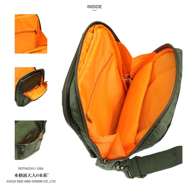 ROTHCO ボディバッグ 斜め掛け メンズ レディース オリーブ 黒 紺 グレー ロスコ ワンショルダー BAG バッグ 斜めがけ ミニ 小型 ワンショルダーバッグ 軽量 旅行 MA-1 ナイロン スマホショルダー ショルダーバッグ アーミー ミリタリー ブランド 新作 45080_15
