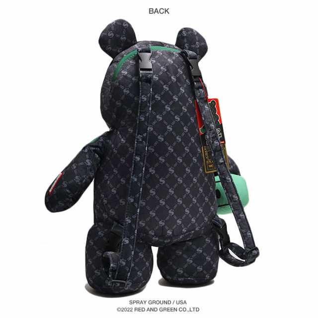 SPRAY GROUND ぬいぐるみ バッグ かわいい 熊 リュック レディース 黒 大きいサイズ スプレーグラウンド バックパック 大 2way  おしゃれ の通販はau PAY マーケット 本格派大人のB系 XL  零 ZERO au PAY マーケット－通販サイト