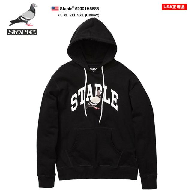 ステイプル Staple フードパーカー スウェット 長袖 メンズ レディース 黒 L Xl 2l Ll 2xl 3l Xxl 3xl 4l Xxxl 大きいサイズ かっこいい の通販はau Pay マーケット 本格派大人のb系 スポーツ ストリート