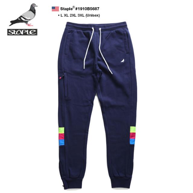 ステイプル Staple スウェットパンツ イージーパンツ ライン ロングパンツ 長ズボン メンズ 紺 L Xl 2l Ll 2xl 3l Xxl 3xl 4l Xxxl 大きの通販はau Pay マーケット 本格派大人のb系 スポーツ ストリート