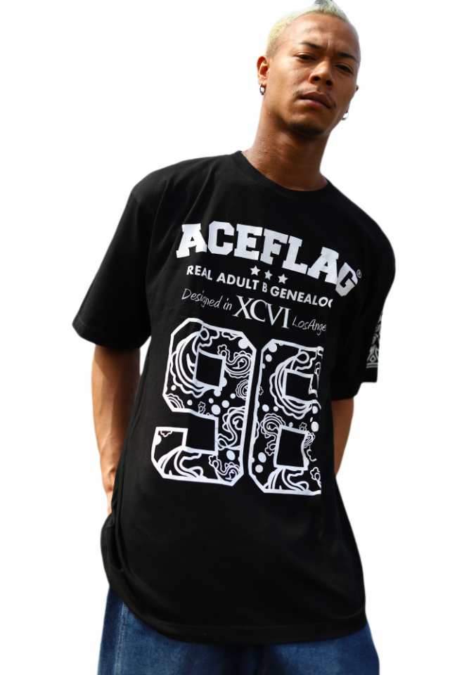 Ace Flag Tシャツ 半袖 メンズ レディース 春夏用 白 黒 大きいサイズ エースフラッグ おしゃれ かっこいい シンプル スペード ロゴ ペイの通販はau Pay マーケット 本格派大人のb系 Xl 零 Zero