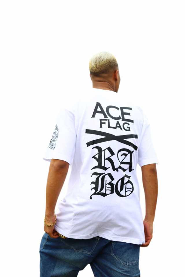 Ace Flag Tシャツ 半袖 メンズ レディース 春夏用 白 黒 大きいサイズ ビッグシルエット エースフラッグ おしゃれ かっこいい 袖ロゴ 国の通販はau Pay マーケット 本格派大人のb系 Xl 零 Zero