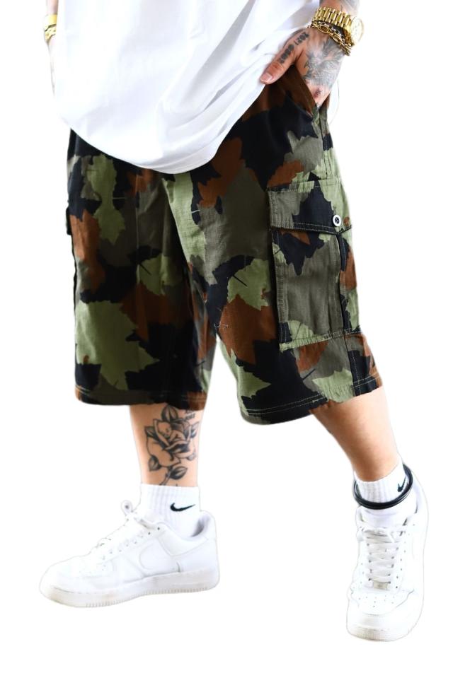 楽天市場】LRG ハーフパンツ メンズ ひざ下 チノパン 全3色 大きい