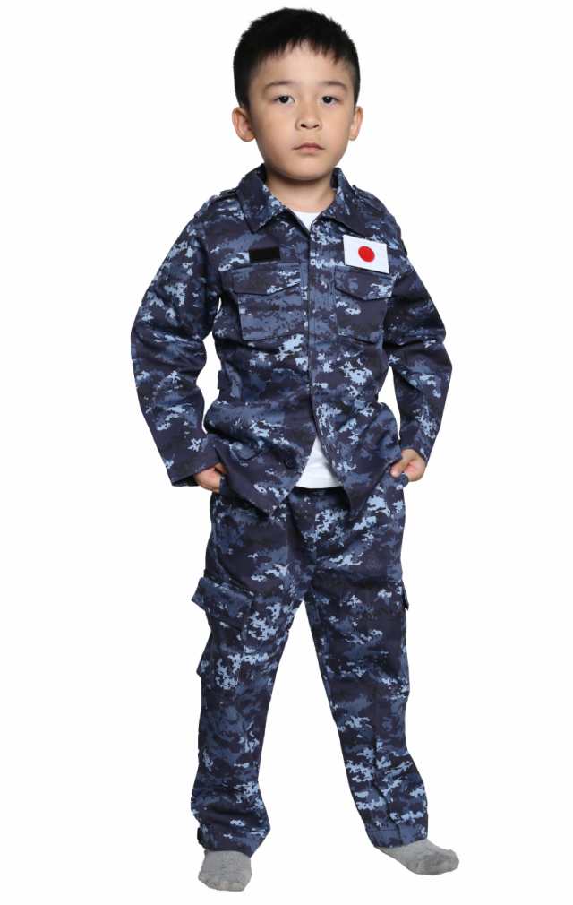 自衛隊 グッズ 海自迷彩 海自 デジタル迷彩 上下セット 長袖 ブルゾン 戦闘服 キッズ 紺 海上自衛隊 海自迷彩柄 迷彩柄 アウター セットアップ  カーゴパンツ 男の子 子供用 子供 かわいい 桜錨 PX品 T-KD-SU-001の通販はau PAY マーケット - 本格派大人のB系 XL & 零  ZERO 