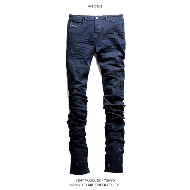 b-boy b系 デニム ペレペレ hiphop Pelle Pelle Jeans Mens 38 Blue Denim Y2K Baggy Skater Hip