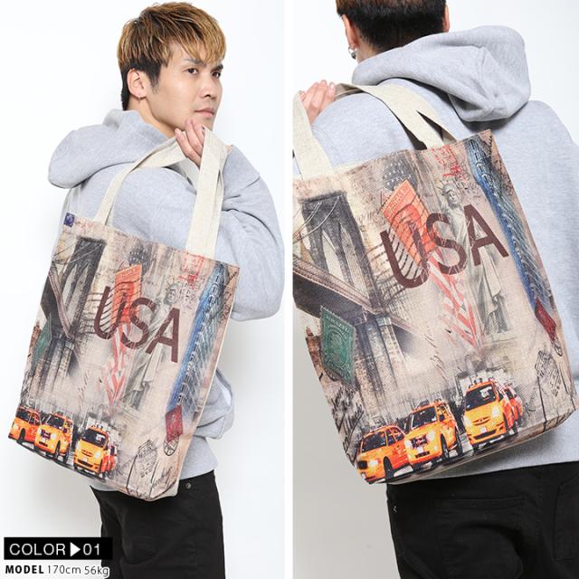 トートバッグ 麻 リネン キャンバス BAG メンズ レディース USA トートバッグ 麻 リネン キャンバス BAG メンズ レディース USA