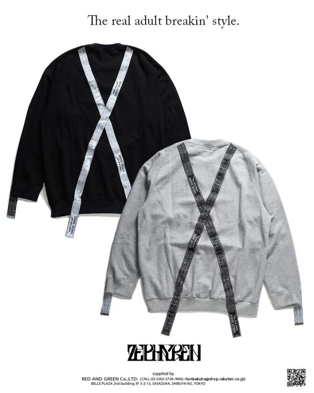 81%OFF】Zephyren ストリート系 トレーナー 長袖 メンズ レディース 春