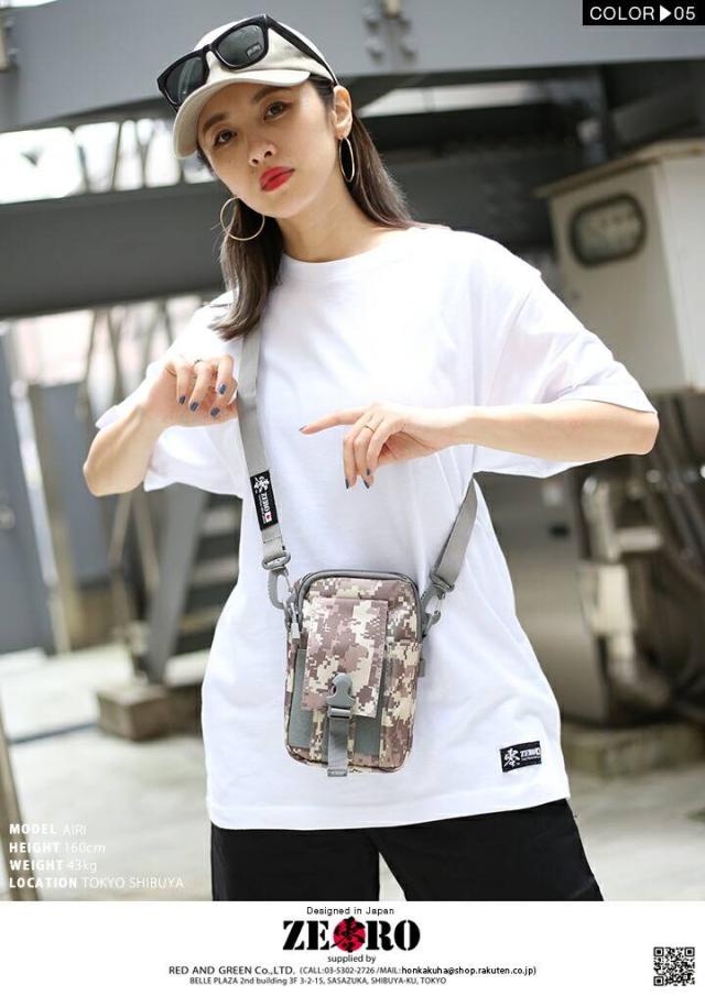 迷彩 バッグ 零 ZERO サコッシュ ポーチ ショルダーバッグ
