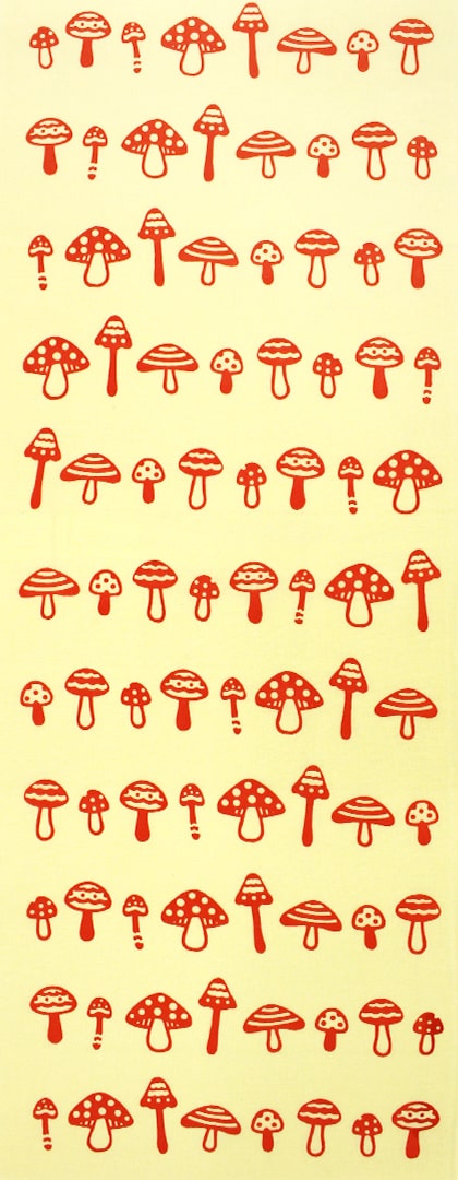 きのこ 橙 本染め てぬぐい 注染 そそぎ染め 日本製 手ぬぐい 手拭い Mgt 007 メール便10点までの通販はau Pay マーケット あいらしか