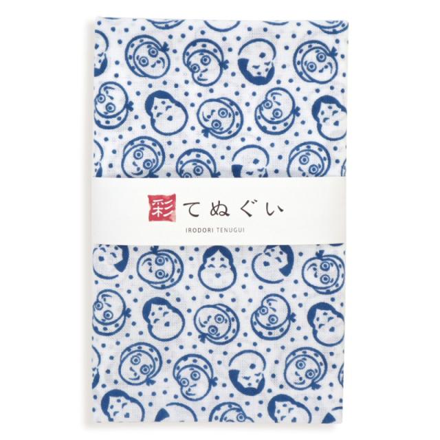 手ぬぐい 日本製 おかめひょっとこ 白 おたふく 縁起 切りっぱなし 和柄 綿100 タオル ハンカチ 彩 Irodori Te Ir メール便8点まの通販はau Pay マーケット あいらしか