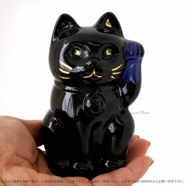 バカラ クリスタル 招き猫 ラッキー キャット ミッドナイト 2607787 Baccarat Lucky Cat Midnight □｜au PAY  マーケット