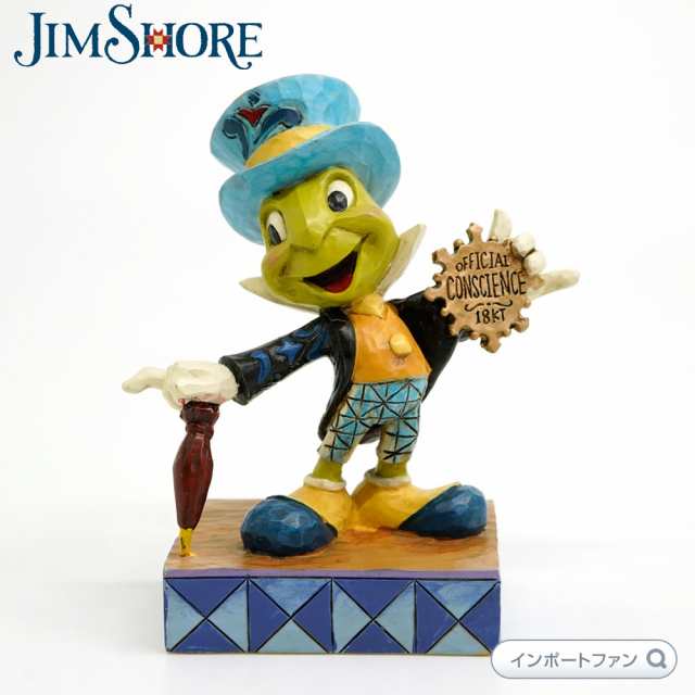 ジムショア ジミニー 公認の良心 ピノキオ ディズニー Official Conscience Jiminy Cricket Personality Pose Figurine Jim Shorの通販はau Pay マーケット Import Fan