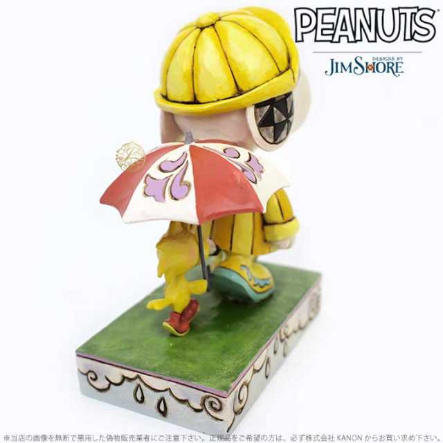 ジムショア スヌーピー ウッドストック 雨の日 ピーナッツ Snoopy Woodstock Rainy Day Jimshore の通販はau Pay マーケット Import Fan