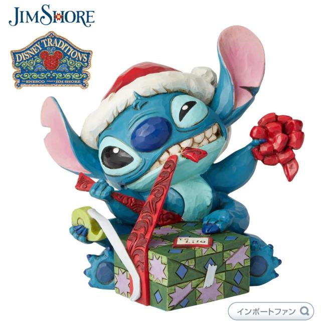 ジムショア サンタ スティッチ プレゼント ラッピング クリスマス リロ 