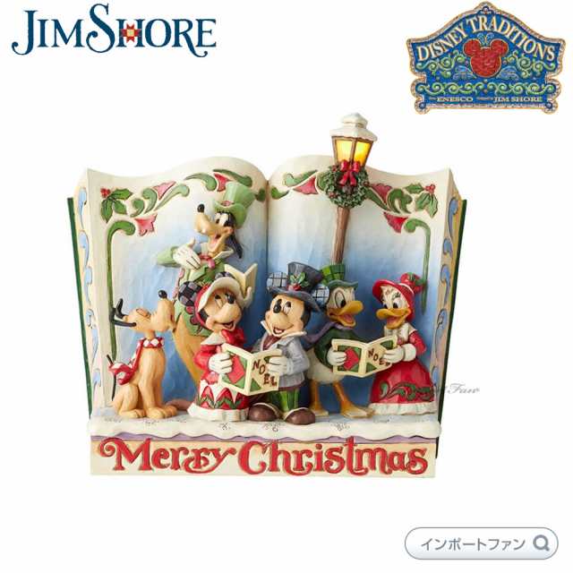 ジムショア ミッキー ミニー ドナルド デイジー プルート グーフィー ストーリーブッククリスマスキャロル 6002840 Storybook  Christmasの通販はau PAY マーケット - Import Fan - 置物