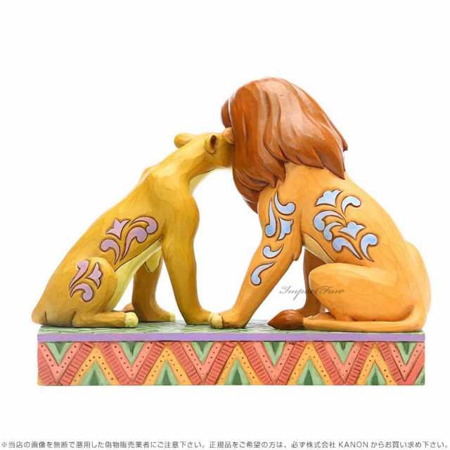 ジムショア 寄り添う シンバ ＆ ナラ ライオンキング ディズニートラディション 置物 6005961 Jim Shore Disney  Traditions Simba and Naの通販はau PAY マーケット - Import Fan | au PAY マーケット－通販サイト