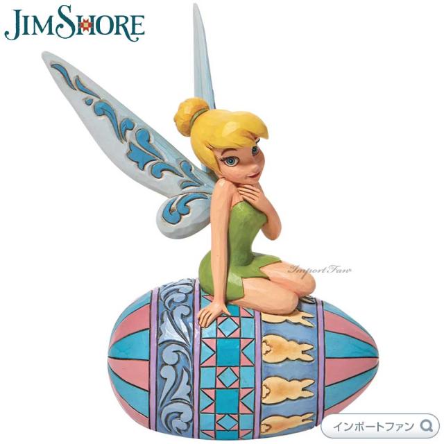 ジムショア ティンカーベル オン イースターエッグ ピーターパン ディズニートラディション 置物 6010104 Jim Shore Disney Traditions Tの通販は