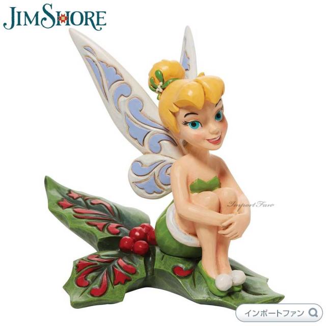 希少　ティンカーベル 木彫り調置物　DISNEY　TRADITIONS ☆ディズニー☆ティンカーベルのオブジェ ティンカーベル 木彫り調置物