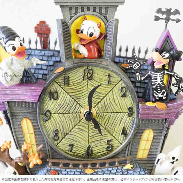 ミッキーマウスと仲間たち ドラキュラ ハロウィン ライトと音楽 壁時計 ディズニー Disney Halloween Wall Clock With Lights の通販はau Pay マーケット Import Fan