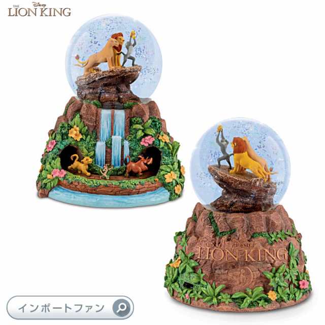 ディズニー ライオンキング シンバ ナラ ラフィキ プンバ ティモン ミュージカル グリッター グローブ Disney The Lion King Rotating Muの通販はau Pay マーケット Import Fan