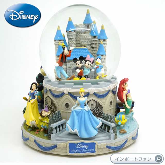 ディズニー ミッキー ミニー 魔法の瞬間 ミュージカル グリッター グローブ Disney Magical Moments Rotating Musical Glitter Globe スの通販はau Pay マーケット Import Fan