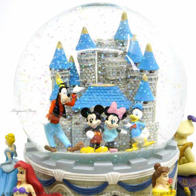 ディズニー ミッキー ミニー 魔法の瞬間 ミュージカル グリッター グローブ Disney Magical Moments Rotating Musical Glitter Globe スの通販はau Pay マーケット Import Fan