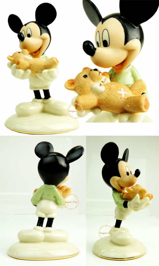 レノックス Lenox クマのぬいぐるみを優しくだっこしているミッキー ミッキー フレンズ Mickeys Well Wishes 8021 の通販はau Pay マーケット Import Fan