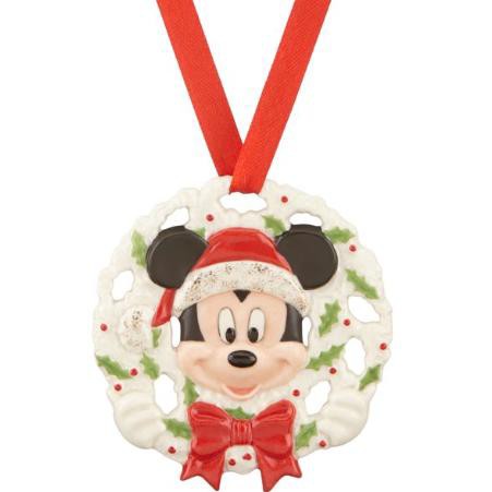 レノックス サンタミッキーマウス リースになったミッキー クリスマス オーナメント ディズニー Disneys Pierced Mickey Ornamentの通販はau Pay マーケット Import Fan