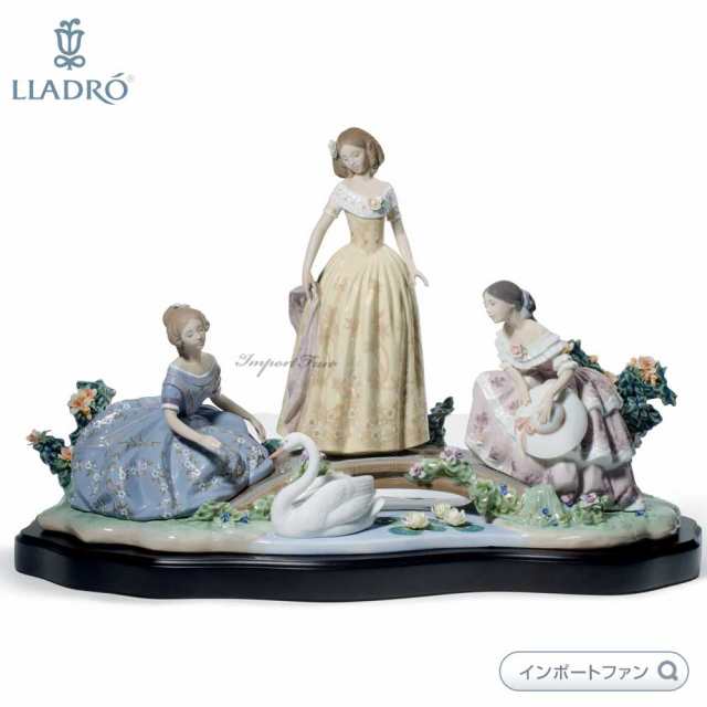 通販好評LLADRO リヤドロ 『夢にゆられて』 09163 SWINGING リヤドロ