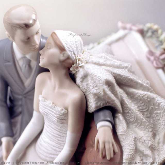エンタメ/ホビーリアドロ  リヤドロ  ウェディング  結婚式  置物 人形 陶器