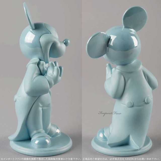 リヤドロ ミッキーマウス ブルー 置物 01009418 LLADRO Mickey Mouse Blue ギフト プレゼント □｜au PAY  マーケット