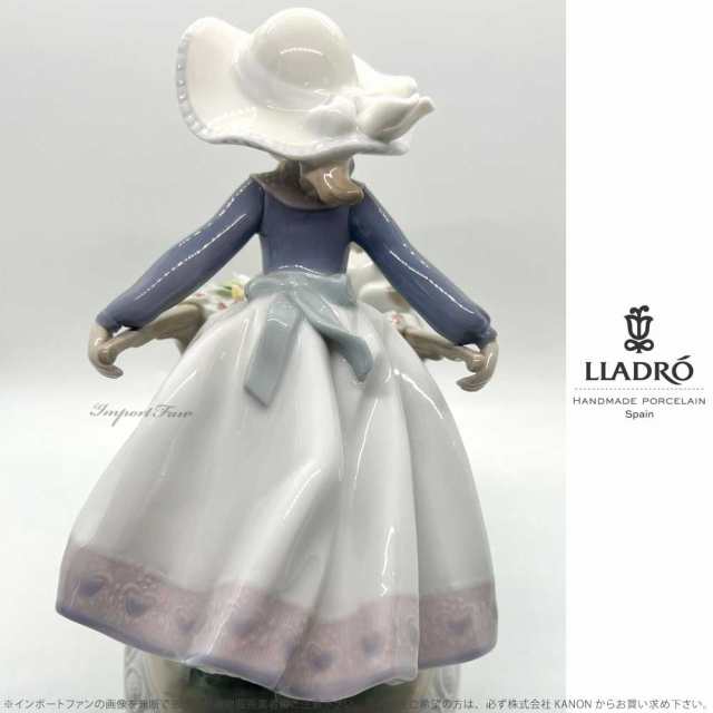 リヤドロ 乗せてあげる 少女 子犬 01005460 LLADRO A Barrow of Fun ...